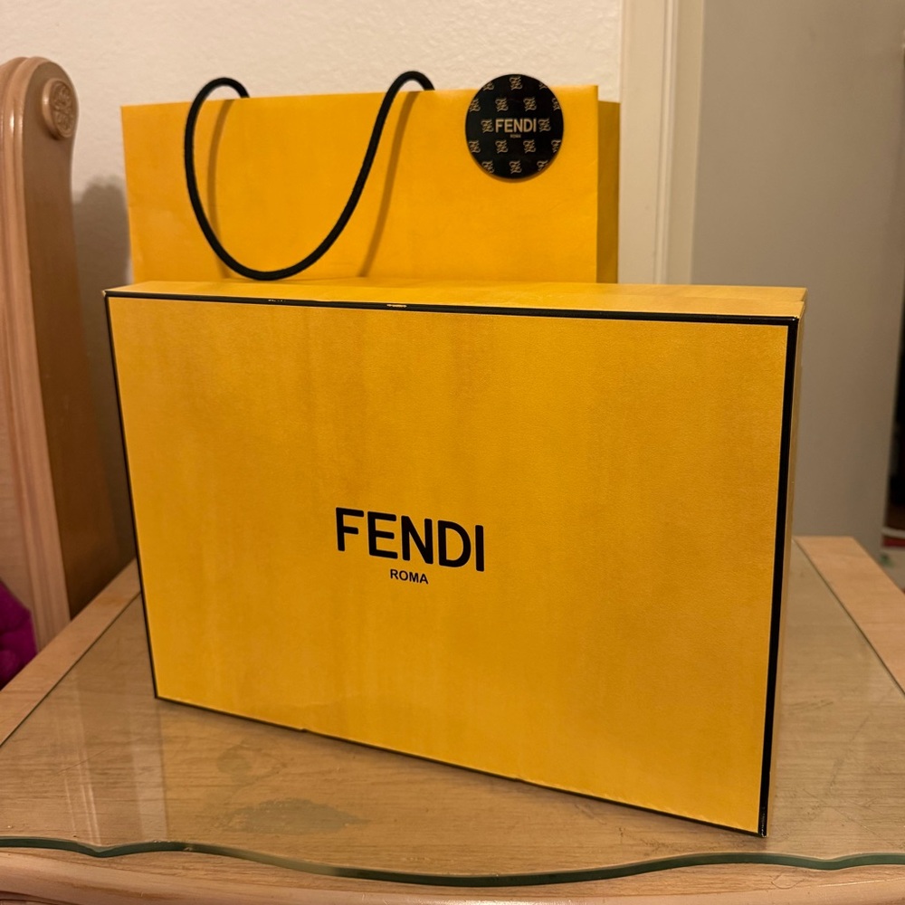 Fendi Shopping Bag and Shoe Box